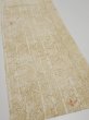 Photo2: 2U05z80  Japanese Kimono Silk  FABRIC Grove Light olive 63.8x14.2 (2)