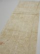 Photo3: 2U05z80  Japanese Kimono Silk  FABRIC Grove Light olive 63.8x14.2 (3)