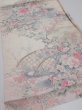 Photo2: 2U01z60  Japanese Kimono Silk  FABRIC Mandarin duck  43.3x14.6 (2)