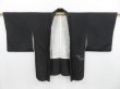 Photo6: 3901T07z470 Vintage Japanese Kimono Silk HAORI Stream Black (6)