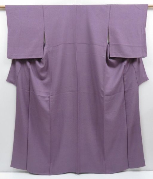 Photo1: 3904T02z890  Japanese Kimono Silk IROMUJI Plain Light purple (1)