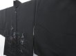 Photo2: 3904T09z540 Vintage Japanese Kimono Silk HAORI Plum blossom Black (2)