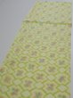 Photo3: 2T03z  Japanese Kimono Silk SHIBORI FABRIC  Yellow green (3)