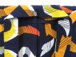 Photo8: 3906T03z460 Vintage Japanese Kimono Cotton YUKATA Karakusa Dark navy (8)