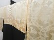 Photo7: 3913T04z670 Vintage Japanese Kimono Silk HAORI Peony Black (7)