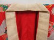 Photo6: 3918T05z690 Antique Japanese Kimono Cotton JUBAN Flying crane Red (6)