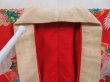 Photo7: 3918T05z690 Antique Japanese Kimono Cotton JUBAN Flying crane Red (7)