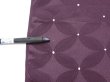 Photo6: 2N04z100  Japanese Kimono Silk  FABRIC Shippo Dark purple 103.9x14.4 (6)