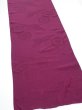 Photo2: 2N02z70  Japanese Kimono Silk  FABRIC Crane Wine red 82.7x15.4 (2)