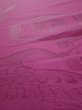 Photo4: 2N04z70  Japanese Kimono Silk  FABRIC Crane Wine red 83.5x15.4 (4)