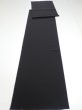 Photo5: 2N01z120  Japanese Kimono Silk  FABRIC Plain Black 80.7x14.4 (5)