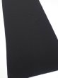 Photo3: 2N04z120  Japanese Kimono Silk  FABRIC Plain Black 83.5x14.4 (3)