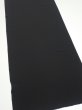 Photo3: 2N06z150  Japanese Kimono Silk  FABRIC Plain Black 106.7x14.4 (3)