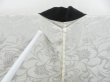 Photo8: 3919T08z440 Vintage Japanese Kimono Silk HAORI Trees Black (8)