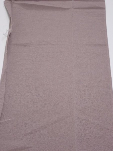 Photo1: 2V06z60  Japanese Kimono Crepe Silk  FABRIC Plain Ash rose 55.9x9.8 (1)