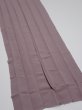 Photo2: 2V07z130  Japanese Kimono Crepe Silk  FABRIC Plain Ash rose 81.9x14.0 (2)