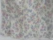 Photo4: 3927T06z460 Vintage Japanese Kimono Silk KINU-OJIYA Flower Light gray (4)