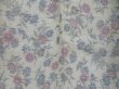 Photo5: 3927T06z460 Vintage Japanese Kimono Silk KINU-OJIYA Flower Light gray (5)