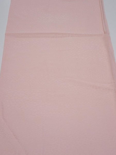 Photo1: 2P01z50  Japanese Kimono Silk  FABRIC  Pink 42.1x13.8 (1)