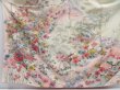 Photo5: 4001T06z900 Vintage Japanese Kimono Silk TSUKESAGE Flowers Off-white (5)