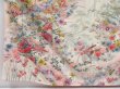 Photo6: 4001T06z900 Vintage Japanese Kimono Silk TSUKESAGE Flowers Off-white (6)