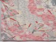 Photo5: 4001T08z1150  Japanese Kimono Silk FURISODE Folding fan Pink (5)