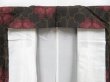 Photo8: 4001T09z780 Vintage Japanese Kimono Silk TSUMUGI Flower Dark brown (8)