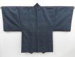 Photo2: 4008T03z560 Vintage Japanese Kimono Silk Men's OSHIMA HAORI Noh mask (2)