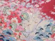 Photo8: 4008T08z1180  Japanese Kimono Silk FURISODE Hand drum Dull red (8)