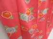 Photo3: 4008T09z1120  Japanese Kimono Silk KOMON Camellia Coral pink (3)