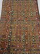 Photo1: 2W06z90  Japanese Kimono Crepe Silk  FABRIC   Olive-Brown 64.6x14.2 (1)