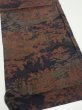 Photo2: 2W02z60  Japanese Kimono Silk  FABRIC Japanese palace garden   40.9x14.2 (2)