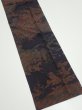 Photo3: 2W10z30  Japanese Kimono Silk  FABRIC Japanese palace garden   37.8x6.9 (3)