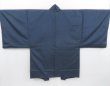 Photo4: 4011T10z470 Vintage Japanese Kimono Silk Men's OSHIMA HAORI Mt.Fuji (4)