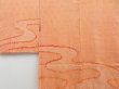 Photo3: 4015T06z380 Vintage Japanese Kimono Silk SHIBORI HAORI Stream Orange (3)