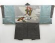 Photo1: 4016T02z520 Vintage Japanese Kimono Silk Men's OSHIMA HAORI Kabuki (1)