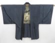 Photo4: 4019T06z440 Vintage Japanese Kimono Silk Men's OSHIMA HAORI Eto (4)