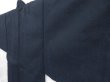 Photo2: 4019T09z740 Vintage Japanese Kimono Wool Men's HAORI  Dark navy (2)