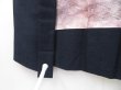 Photo5: 4019T09z740 Vintage Japanese Kimono Wool Men's HAORI  Dark navy (5)