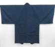 Photo4: 4019T13z700 Vintage Japanese Kimono Silk Men's HAORI Tiger Navy (4)