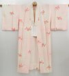 Photo7: 4023T04z480  Japanese Kimono Silk JUBAN Plum blossom Pink (7)