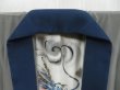 Photo6: 4023T10z420 Vintage Japanese Kimono Silk Men's JUBAN Dragon Moss grey (6)