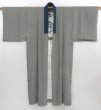 Photo7: 4023T10z420 Vintage Japanese Kimono Silk Men's JUBAN Dragon Moss grey (7)