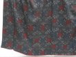 Photo4: 4025T01z620 Vintage Japanese Kimono Silk KOMON  Dark gray (4)