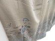 Photo3: 4025T11z1150  Japanese Kimono Crepe Silk TSUKESAGE Light brown-gray (3)