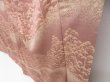 Photo4: 4026T04z1030  Japanese Kimono Silk TSUKESAGE Grove Light brown (4)