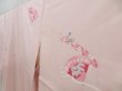 Photo2: 4107T04z1030  Japanese Kimono Silk TSUKESAGE Princess Pink (2)