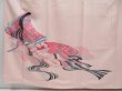 Photo5: 4107T04z1030  Japanese Kimono Silk TSUKESAGE Princess Pink (5)