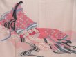 Photo8: 4107T04z1030  Japanese Kimono Silk TSUKESAGE Princess Pink (8)