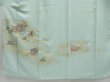 Photo5: 4107T11z1030  Japanese Kimono Silk IROTOMESODE Princess Mint green (5)